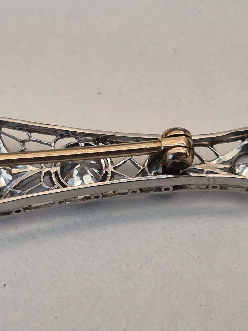 Vintage platinum 14k